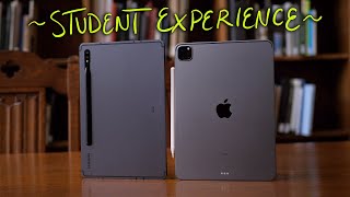 iPad Pro vs Galaxy Tab S8  Student Review [upl. by Idieh]