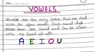 Vowel and Consonant sounds in English  Vowels and Consonants  Phonetics sounds  Vowel a e i o u [upl. by Dnyletak]