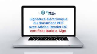 Signer un fichier PDF avec certificat électronique Barid eSign [upl. by Sivert]