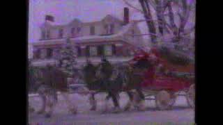 Drink  1986  Budweiser Christmas Card Commercial [upl. by Nivag]