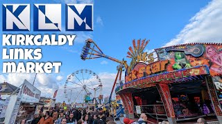 Kirkcaldy Links Market  Full Line Up Tour and On Rides POV  Part 1 [upl. by Berl]