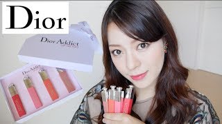 話題のDior LipTatoo レビュー💋Swatch amp Review [upl. by Odla7]