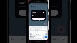 Todo App in Flutter amp Firebase shorts flutter fluttertutorial [upl. by Hujsak]
