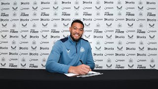 INTERVIEW  Joelinton Signs New Contract with Newcastle United [upl. by Bubalo]