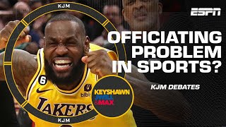 Is there an officiating problem in the NBA and NFL  KJM [upl. by Ahsilahs]