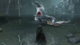 SEKIRO GAMEPLAY Defeating Guardian Ape [upl. by Lantha711]