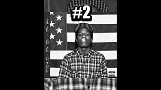 AAP Rockys Top 5 Songs asaprocky rap [upl. by Tenenbaum209]