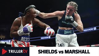 What e braw Claressa Shields vs Savannah Marshall Full Fight [upl. by Ingra380]