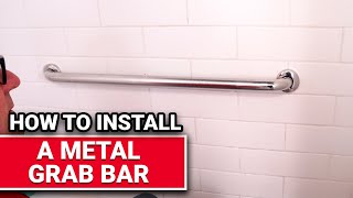 How To Install A Shower Grab Bar  Ace Hardware [upl. by Shiroma]