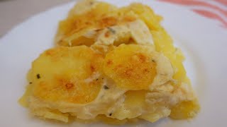 So Creamy and Yummy  Texture is Beautiful  Dauphinoise Potato Recipe  Potato Gratin  Easyvideo [upl. by Cire]