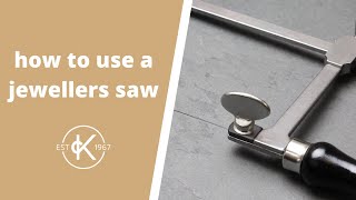 How To Use A Saw For Jewellery Making  12 Months Of Metal [upl. by Rehm431]