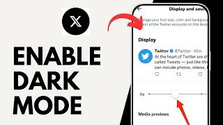 How to Change Twitter Display Color to Dark Mode [upl. by Suirad]