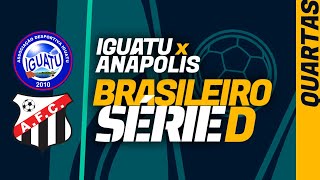 IGUATU x ANÁPOLIS Série D onde assistir ao vivo escalações histórico préjogo tudo sobre [upl. by Harrietta93]