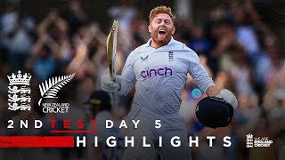 Unbelievable Run Chase  Highlights  England v New Zealand  Day 5  2nd LV Insurance Test 2022 [upl. by Pacian]