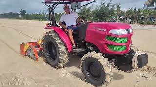 BEACH CLEANING Shares Tractor Secrets [upl. by Niad174]