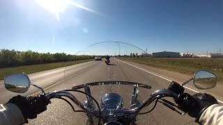 2014 HarleyDavidson demo rides Moose Jaw Saskatchewan [upl. by Elbas]