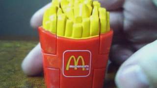 1990 McDonalds Transformers McDinos quotFryceratopsquot Food Changeables [upl. by Submuloc]