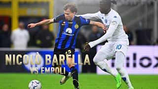 Nicolò Barella vs Empoli  Highlights Passes Skills  Inter [upl. by Lazos]