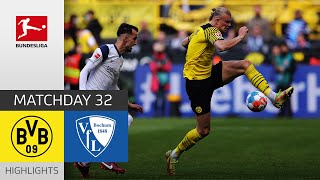 Borussia Dortmund  VfL Bochum 34  Highlights  Matchday 32 – Bundesliga 202122 [upl. by Enttirb]