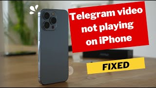 Telegram video not playing on iPhone Fix [upl. by Eneja152]