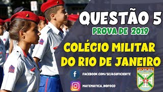 Colégio Militar RJ  2019  Questão 5  Distância entre dois pontos no plano [upl. by Eenobe]