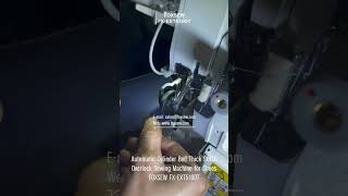 Automatic Roller Feed Thick Stitch Overlock Sewing Machine [upl. by Germayne]