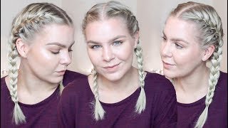 How To French Braid Your Own Hair Step By Step For Complete Beginners  FULL TALK THROUGH [upl. by Newell520]