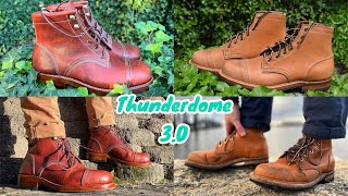 Stitchdown Patina Thunderdome 30 Truman and Kustom Kraft Boots Patina UPDATE [upl. by Nollid550]