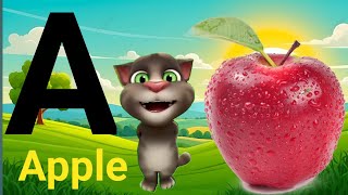 A for apple  अ से अनार  abcd phonic song a for apple b for ball c for cat  abcd song  abcd [upl. by Zacharie]