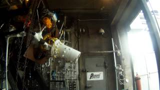 Purdue Project Morpheus Combustor  Hotfire [upl. by Bridwell]