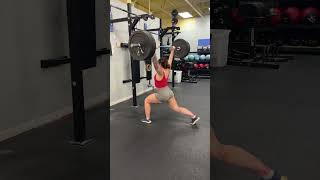 Behind the neck split jerk Primer Benefits in the comments [upl. by Martinsen]