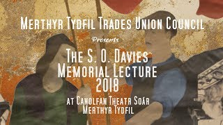 2018 S O Davies Memorial Lecture with Professor Mary Davis [upl. by Mattah]