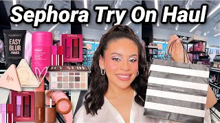 Sephora Sale Haul 🛍️ Full Face of NEW Makeup  Favorites ✨ [upl. by Bronder360]