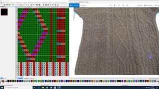 LONGXING How To make a jacquard design jacquard programming Hqpds tutorial beginner [upl. by Miran]