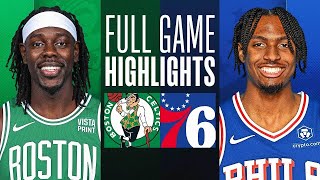 Boston Celtics vs Philadelphia 76ers Full Game Highlights  Oct 11  2023 NBA Preseason [upl. by Enitsuga]