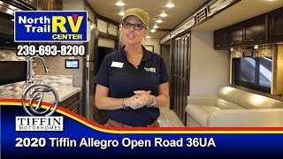 2020 Tiffin Allegro 36UA Open Road Motorhome [upl. by Lydnek139]