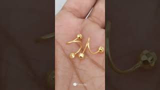 Spiral Earrings ❣️ shortvideo lightweight earrings gold jewellery shortsfeed new [upl. by Eizzik129]