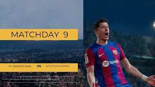 Match 9  FC Barcelona vs Atletico Madrid  La Liga  playefootball [upl. by Gilford]