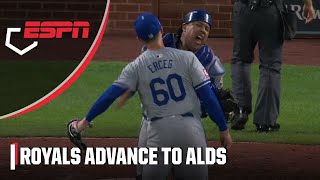 Royals final out vs Orioles to advance to ALDS  ESPN MLB [upl. by Keiryt]