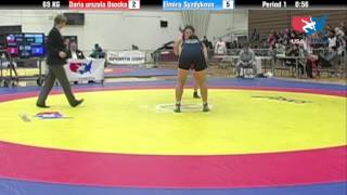 WM 69 KG  Daria urszula Osocka vs Elmira Syzdykova [upl. by Rika]