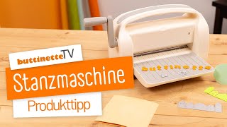 Stanz und Prägemaschine  Produkttipp  buttinette TV DIY [upl. by Eiderf833]