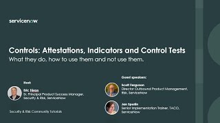 Controls Attestations Indicators and Control Tests explained [upl. by Millian]