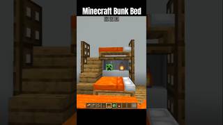 Minecraft Bunk Bed 🛏️ minecraft shorts [upl. by Ahseela]