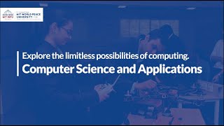 Discover Endless Possibilities in Computer Science amp Applications at MITWPU [upl. by Osher]