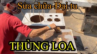 Đóng thùng loa theo yêu cầu sửa thùng loapioneer csf77 Custom speaker box speaker box repair [upl. by Yung]