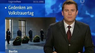 Tagesschau vor 20 Jahren 14112004  Jens Riewa und Monica Lierhaus [upl. by Redmond]