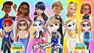 🌈 MIRACULOUS LADYBUG  MY TALKING ANGELA 2  MARINETTE VS FRIENDS  Cosplay [upl. by Etneciv170]