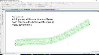 Adding Steel Stiffeners to a Steel Beam in Staad Pro [upl. by Chuck]