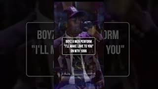 Boyz II Men 1996 quotIll Make Love To You Livequot on MTV [upl. by Obie]