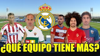 ¿Qué EQUIPO de PRIMERA tiene MÁS CANTERANOS del REAL MADRID [upl. by Janessa769]